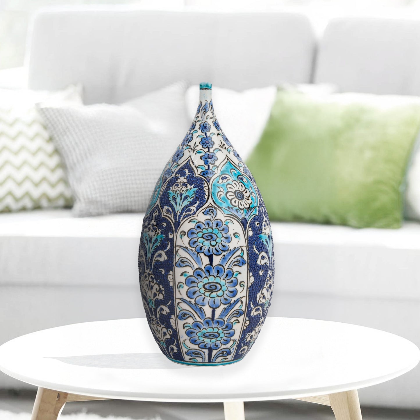 ceramic decorative bottle, ceramic vase, decorative vase