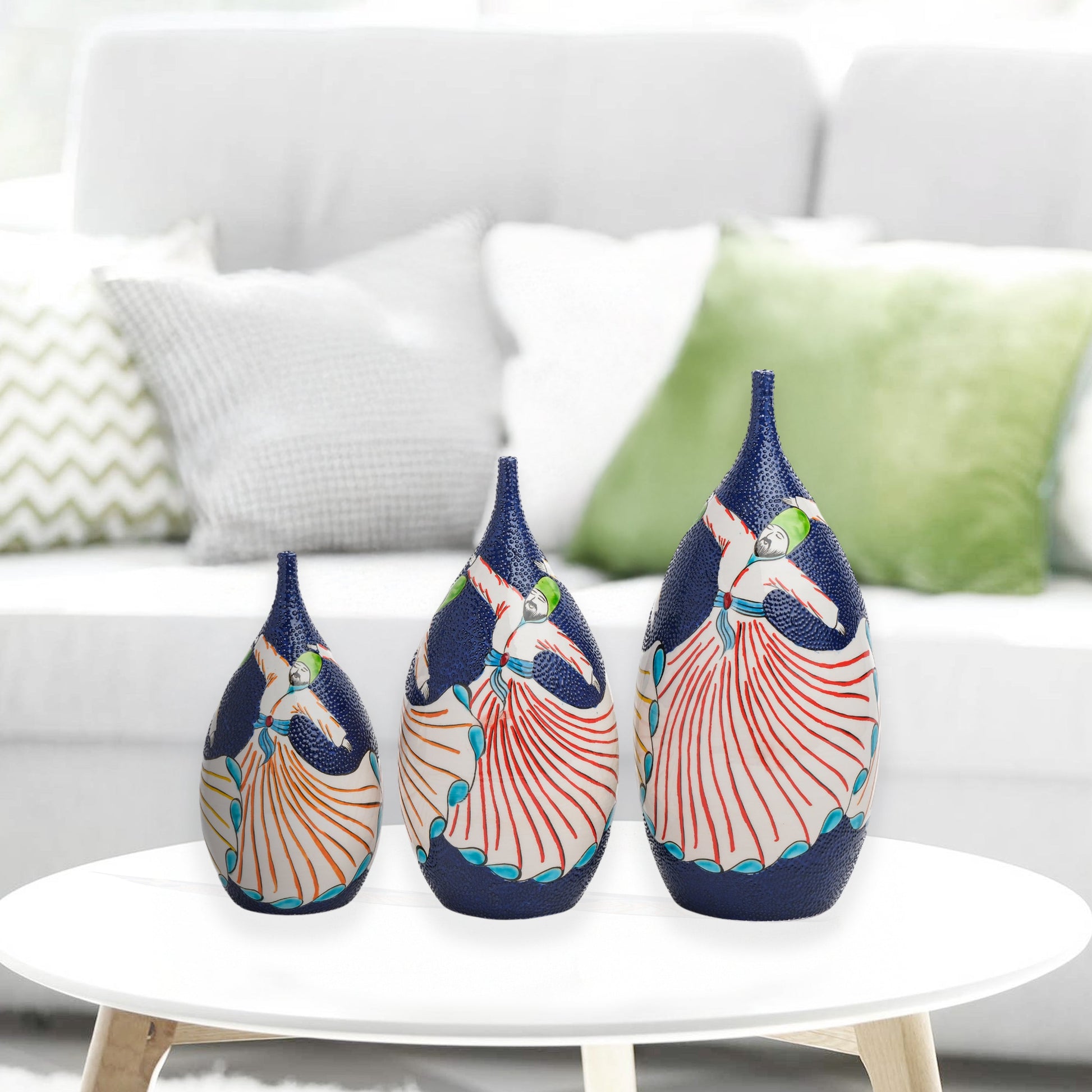 decorative ceramic bottle