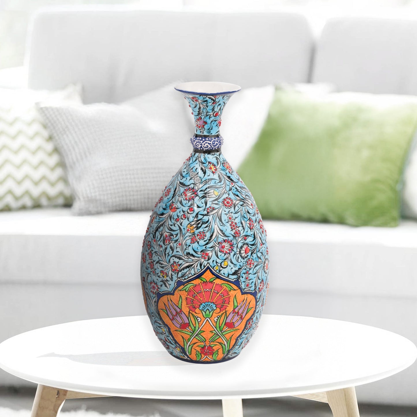 ceramic bottle, decorative bottle, ceramic vase, handmade ceramic bottle