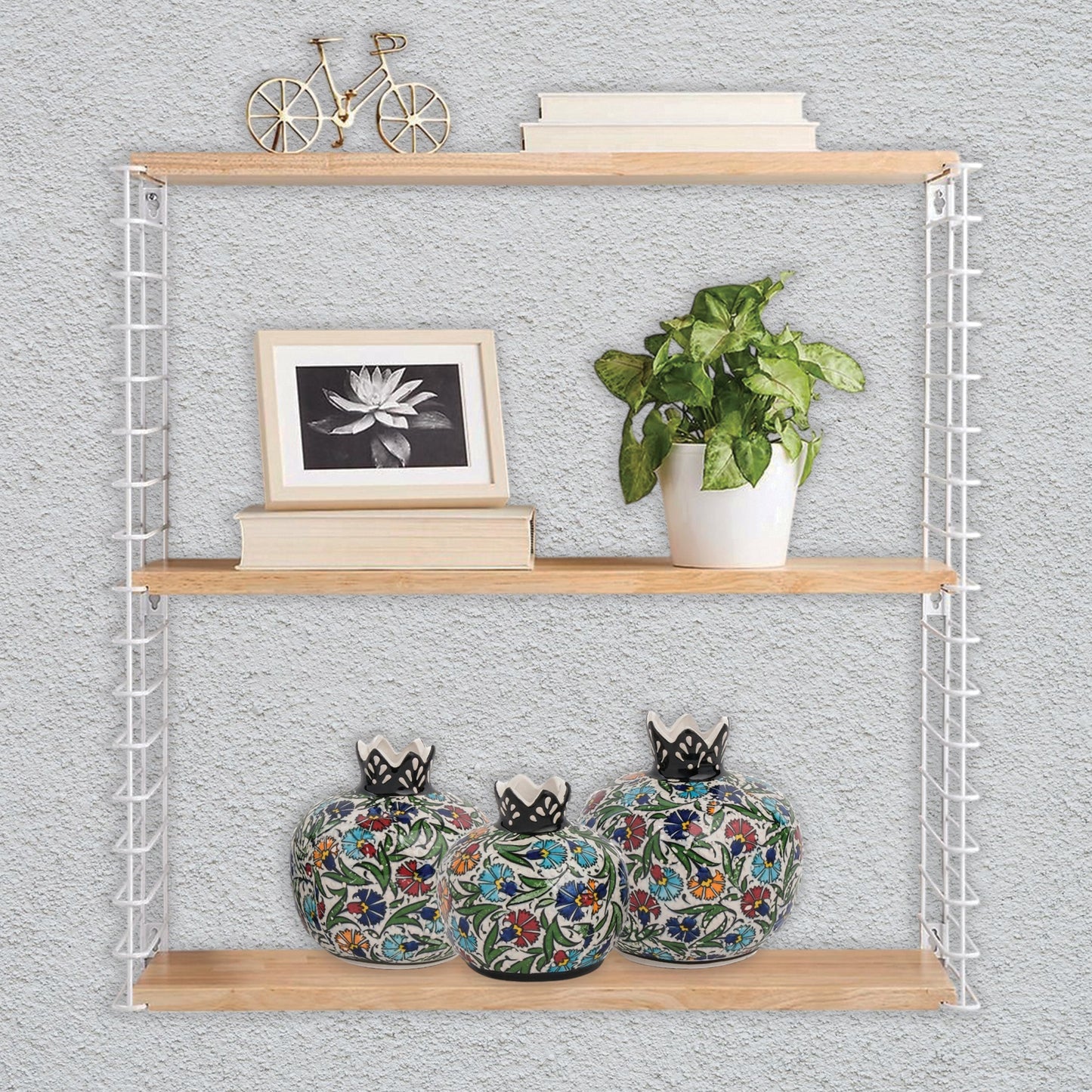 Handmade Ceramic Pomegranate Vase, Ceramic Vase Home Decor