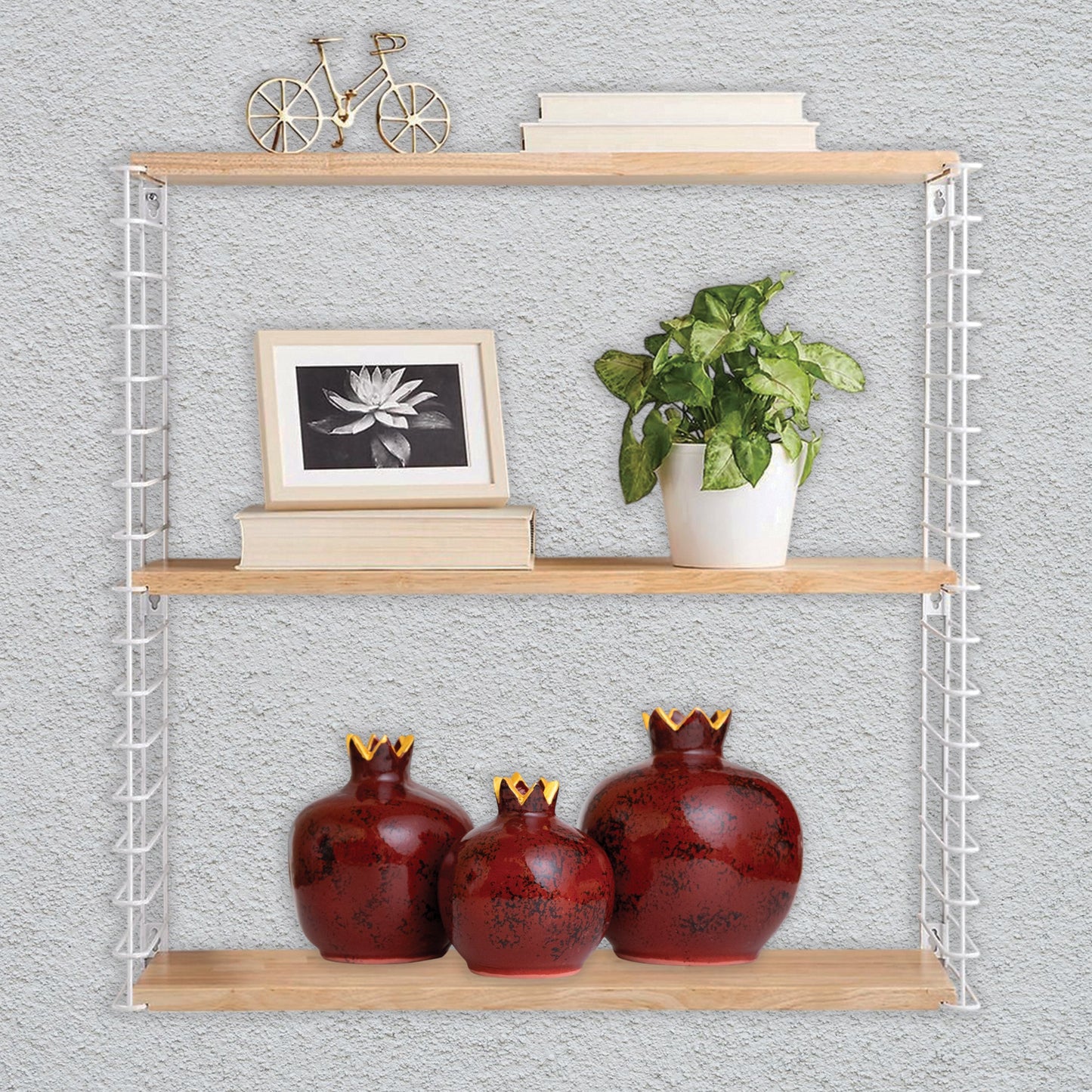 Handmade Ceramic Pomegranate Vase, Ceramic Vase Home Decor