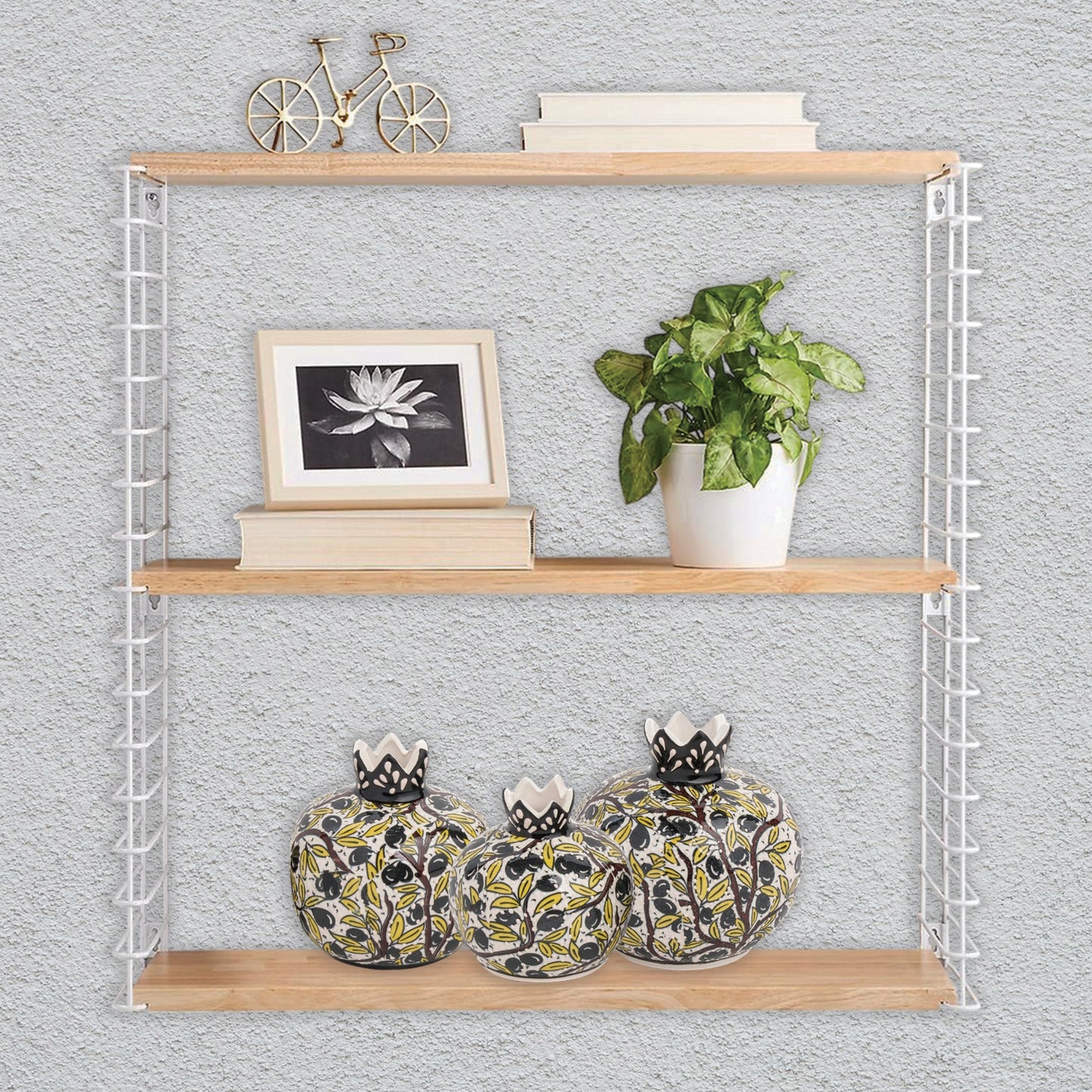 Handmade Ceramic Pomegranate Vase, Ceramic Vase Home Decor