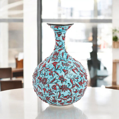 Handmade Ceramic Decorative Vase, Tulip Breeze Ceramic Vase