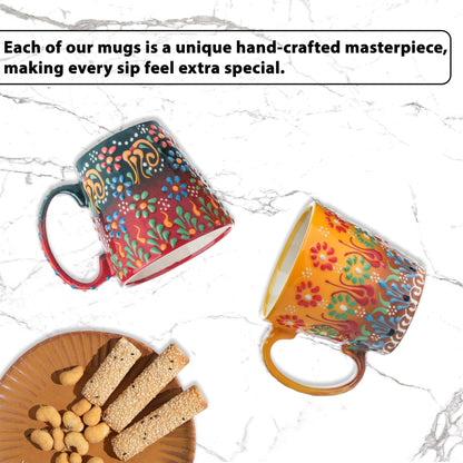 handmade ceramic coffee mugs set