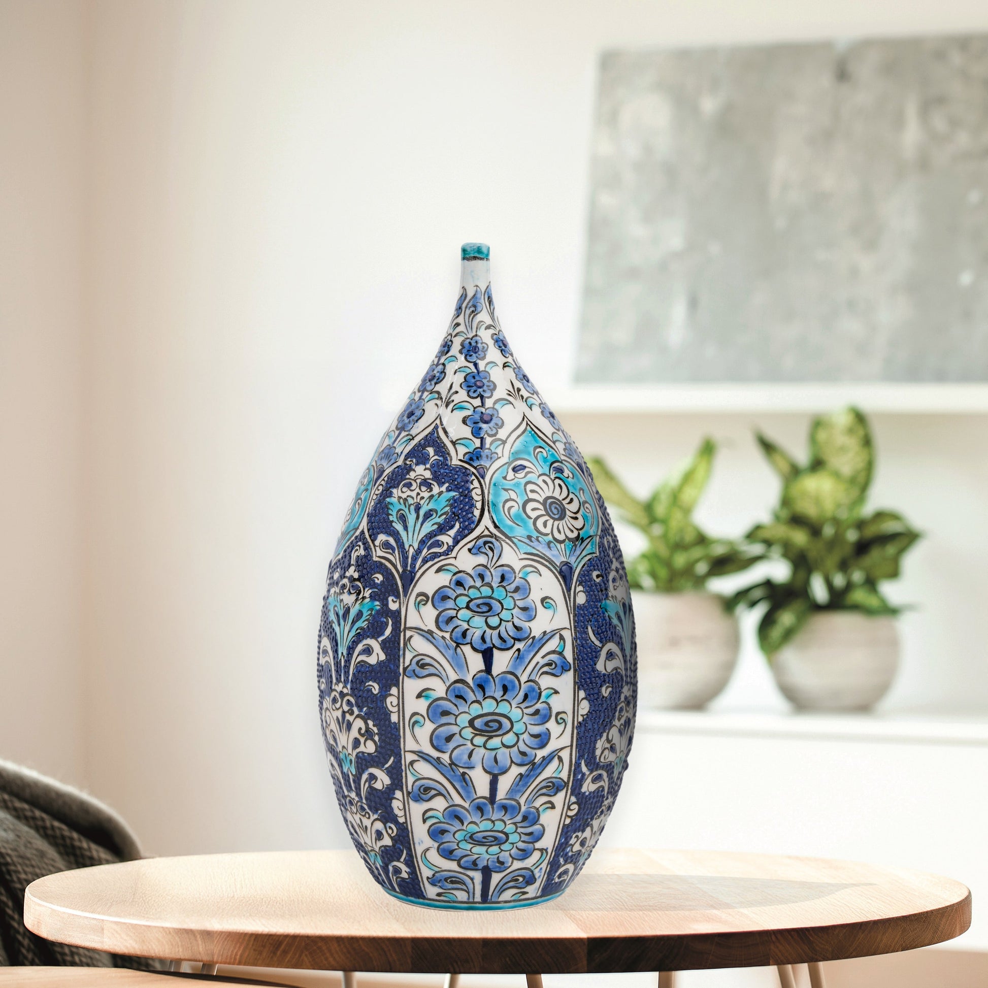 ceramic decorative bottle, ceramic vase, decorative vase