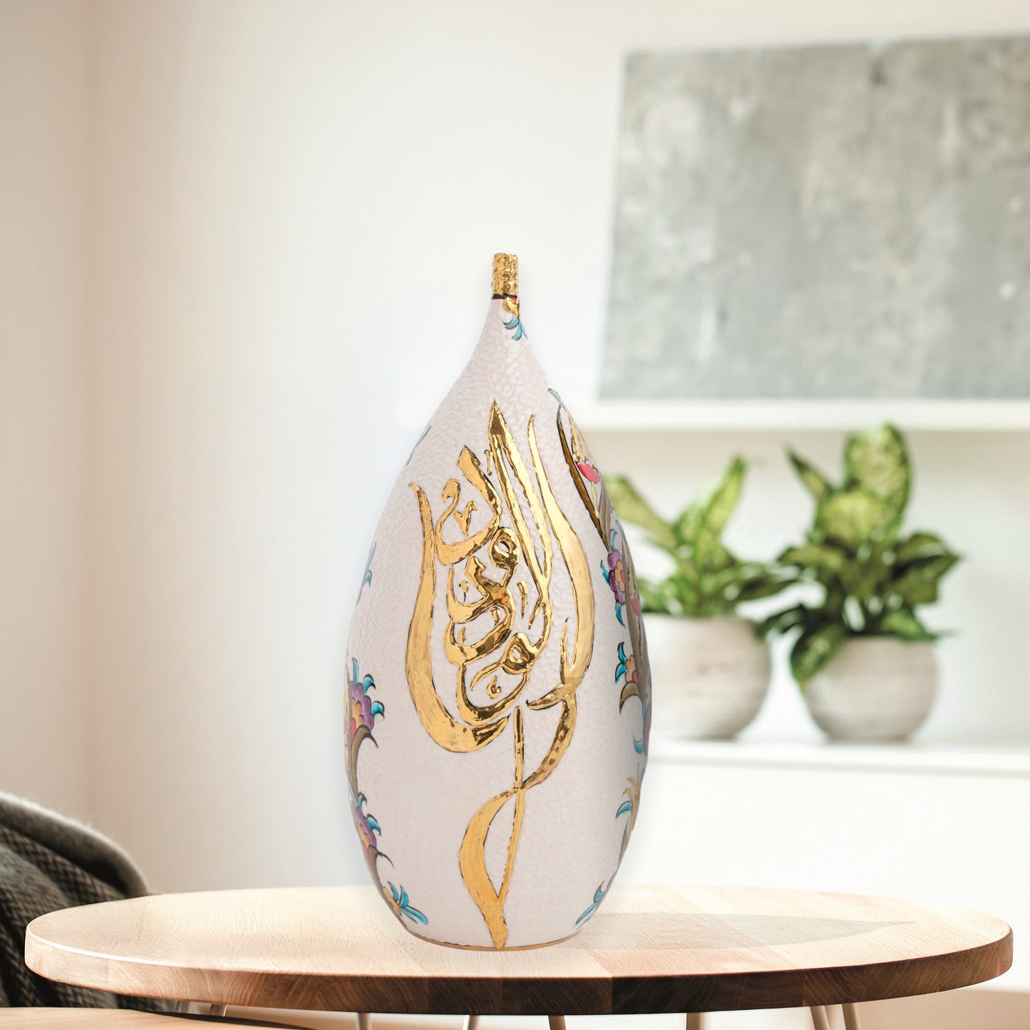 ceramic bottle, decorative bottle, ceramic vase, handmade ceramic bottle