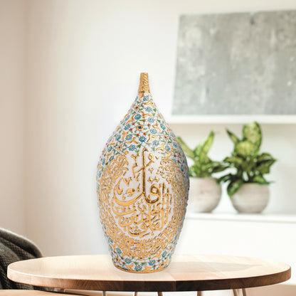 ceramic bottle, decorative bottle, ceramic vase, handmade ceramic bottle