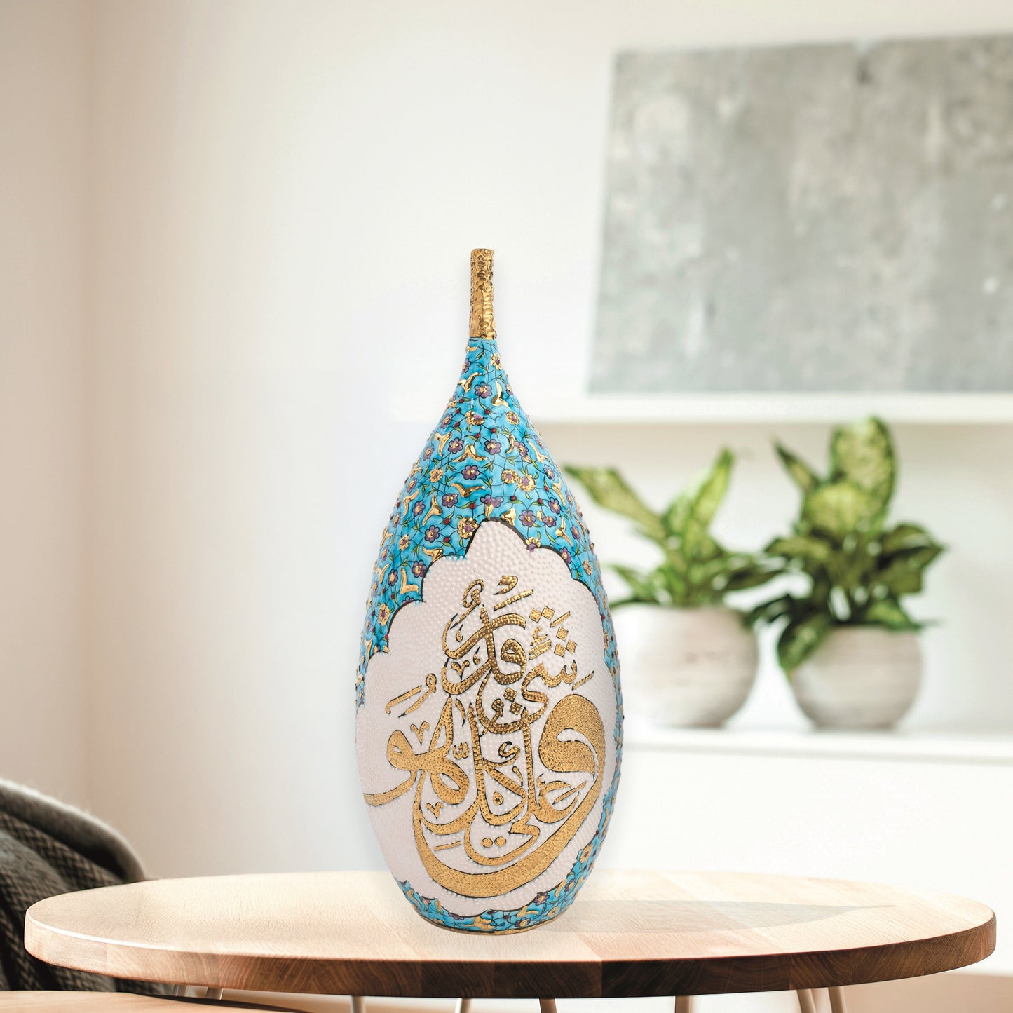 ceramic bottle, decorative bottle, ceramic vase, handmade ceramic bottle