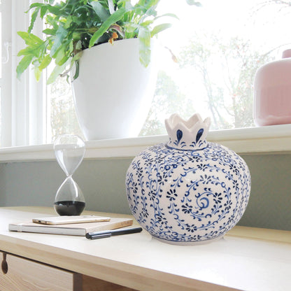 Handmade Ceramic Pomegranate Vase, Ceramic Vase Home Decor