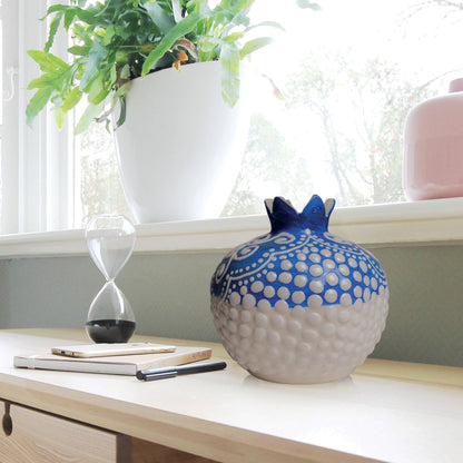 Handmade Ceramic Pomegranate Vase, Ceramic Vase Home Decor