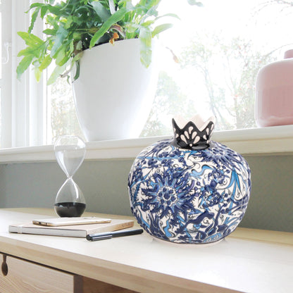Handmade Ceramic Pomegranate Vase, Ceramic Vase Home Decor