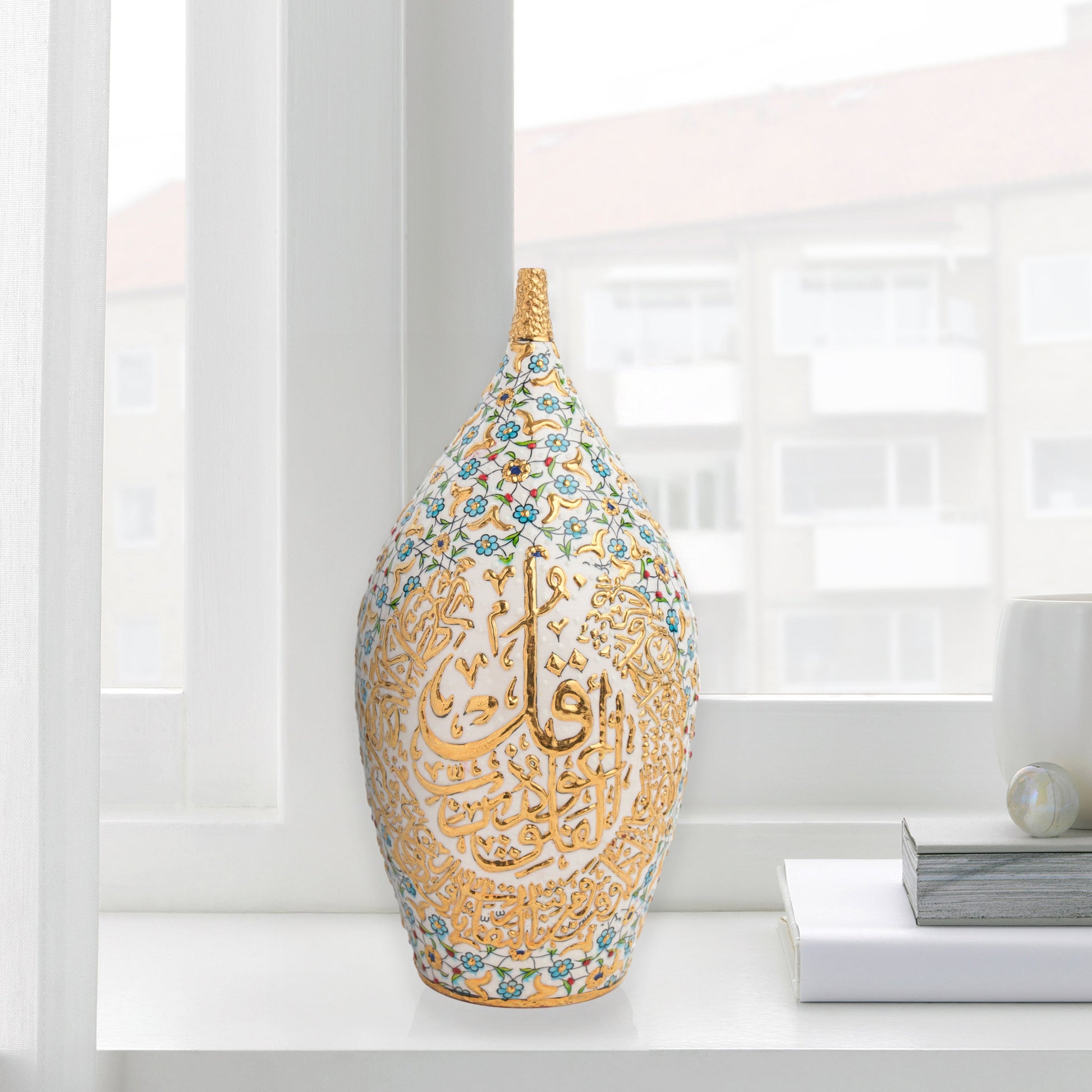 ceramic bottle, decorative bottle, ceramic vase, handmade ceramic bottle