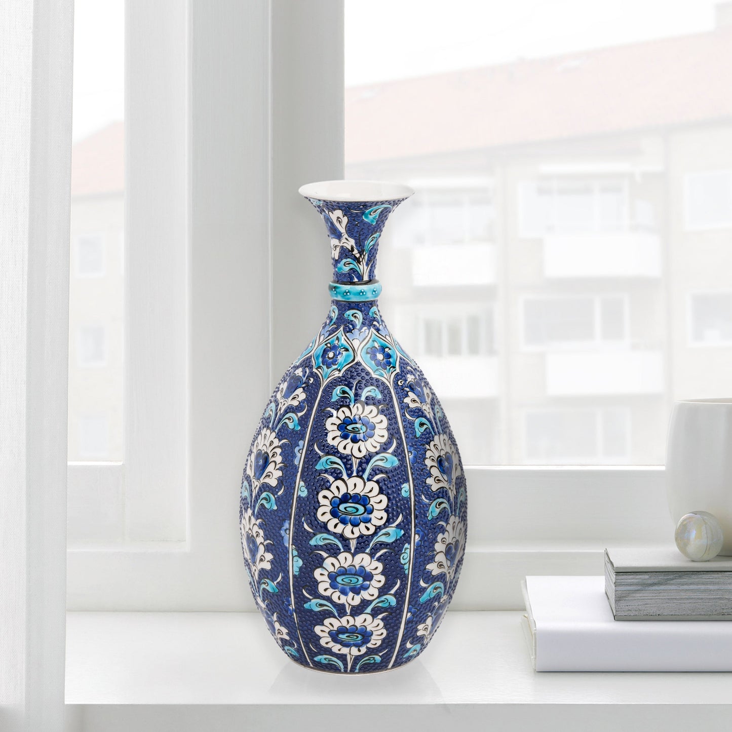 ceramic bottle, decorative bottle, ceramic vase, handmade ceramic bottle