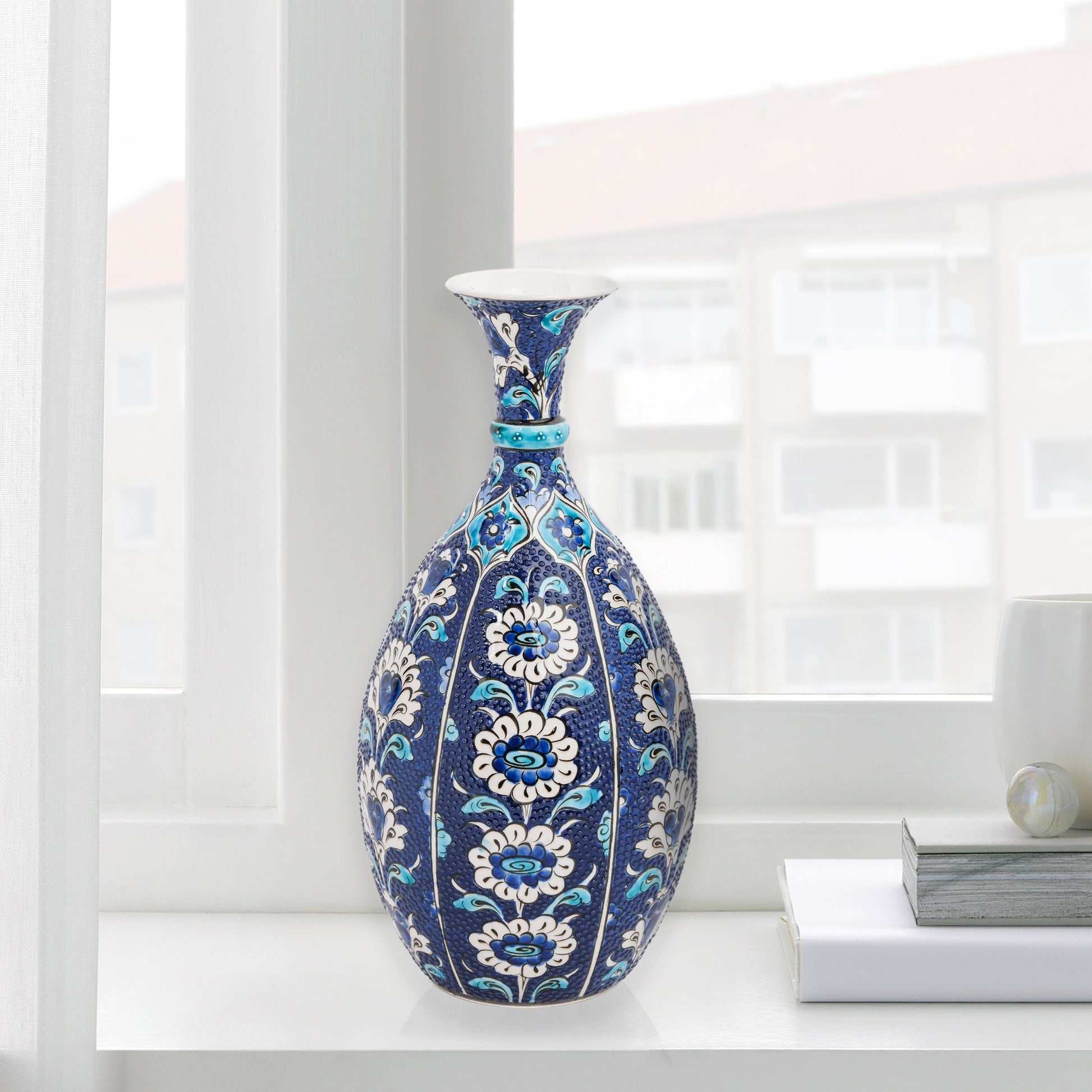 ceramic bottle, decorative bottle, ceramic vase, handmade ceramic bottle