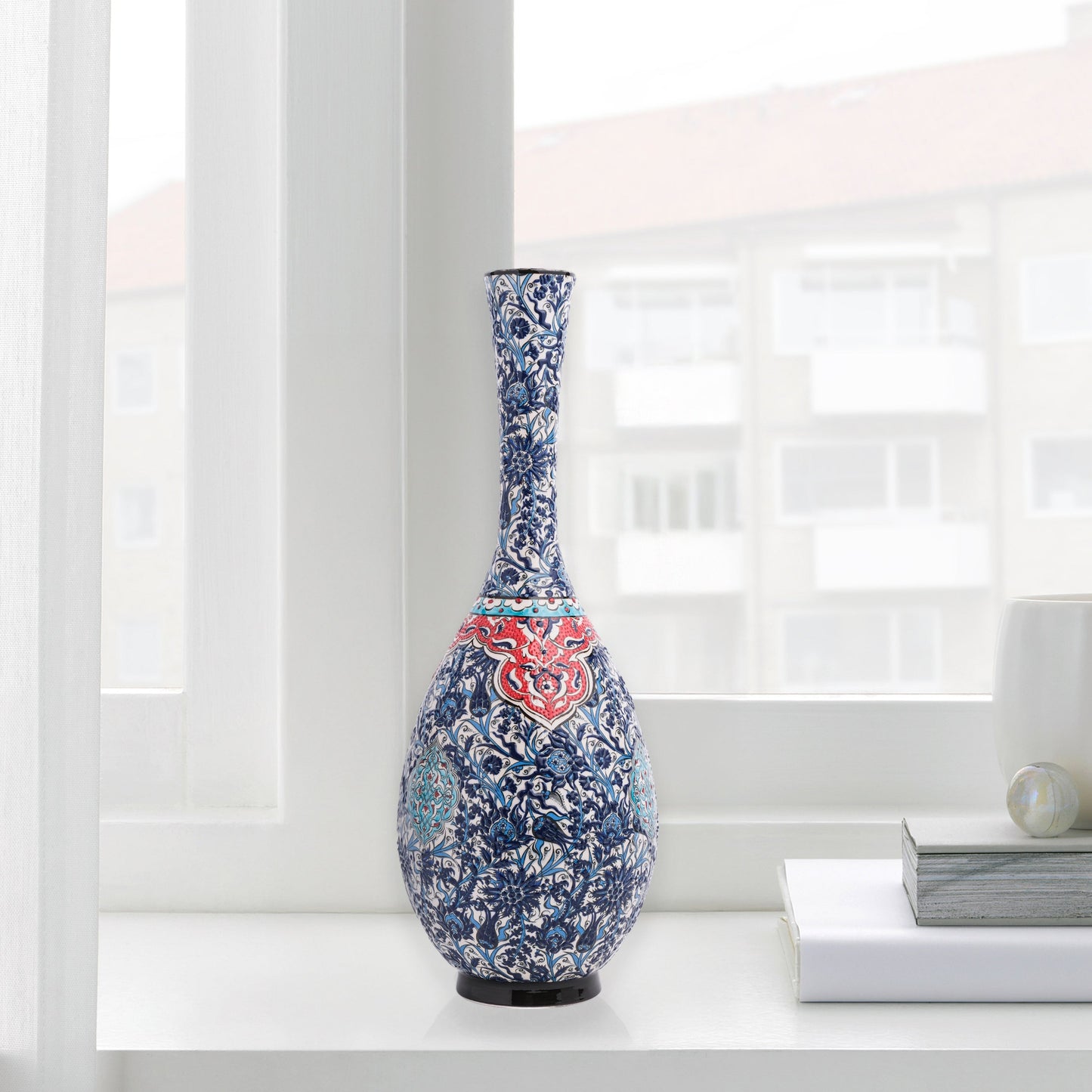 ceramic bottle, decorative bottle, ceramic vase, handmade ceramic bottle