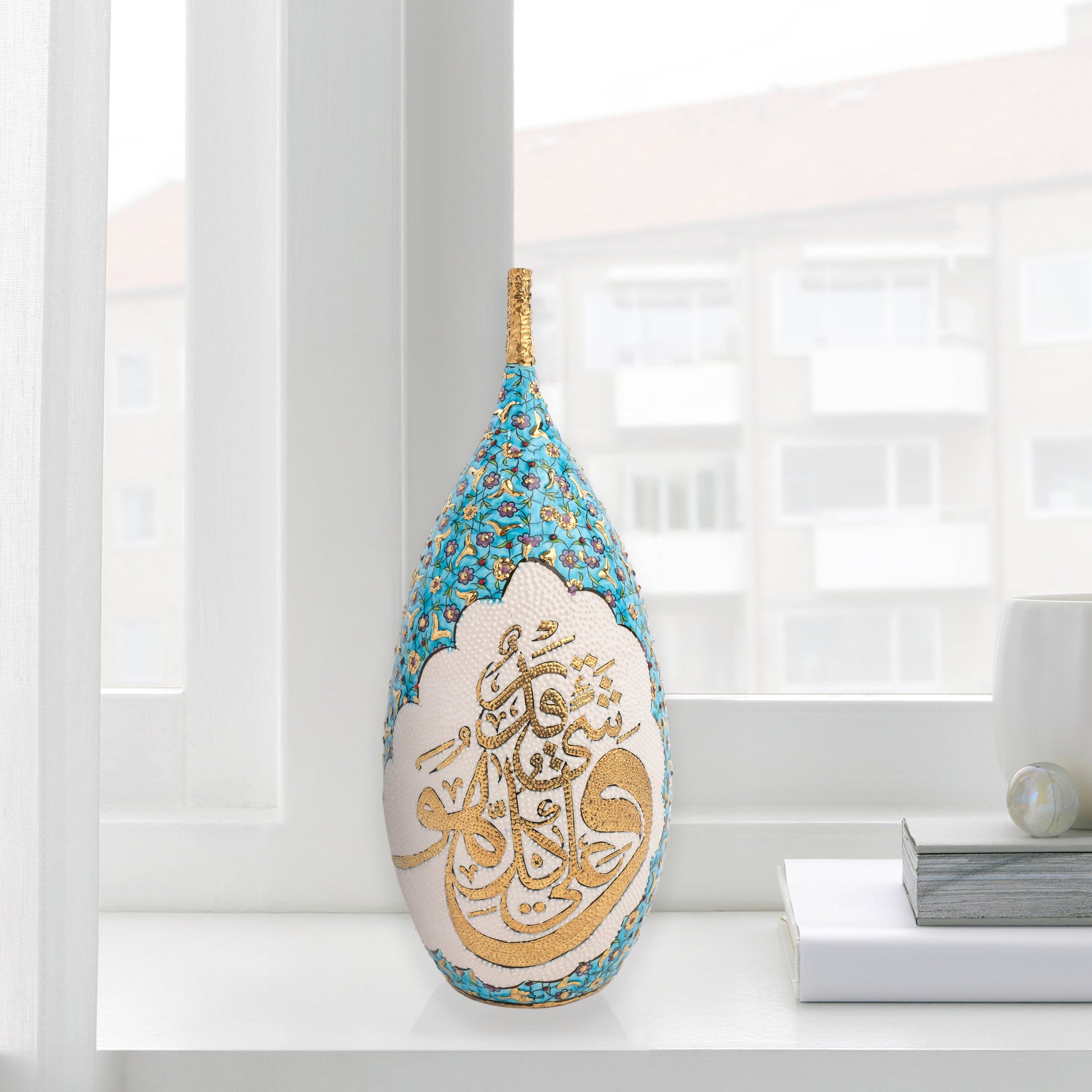 ceramic bottle, decorative bottle, ceramic vase, handmade ceramic bottle