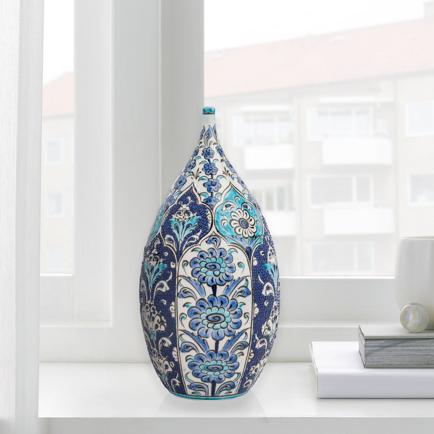 ceramic decorative bottle, ceramic vase, decorative vase