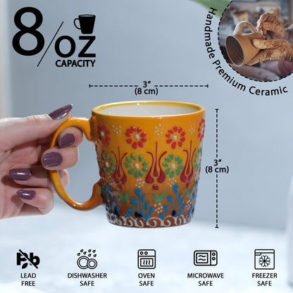 handmade ceramic coffee mug