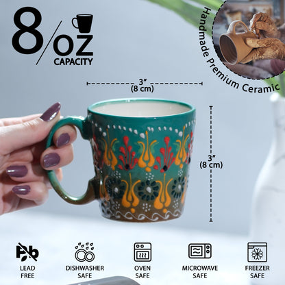 handmade ceramic coffee mug