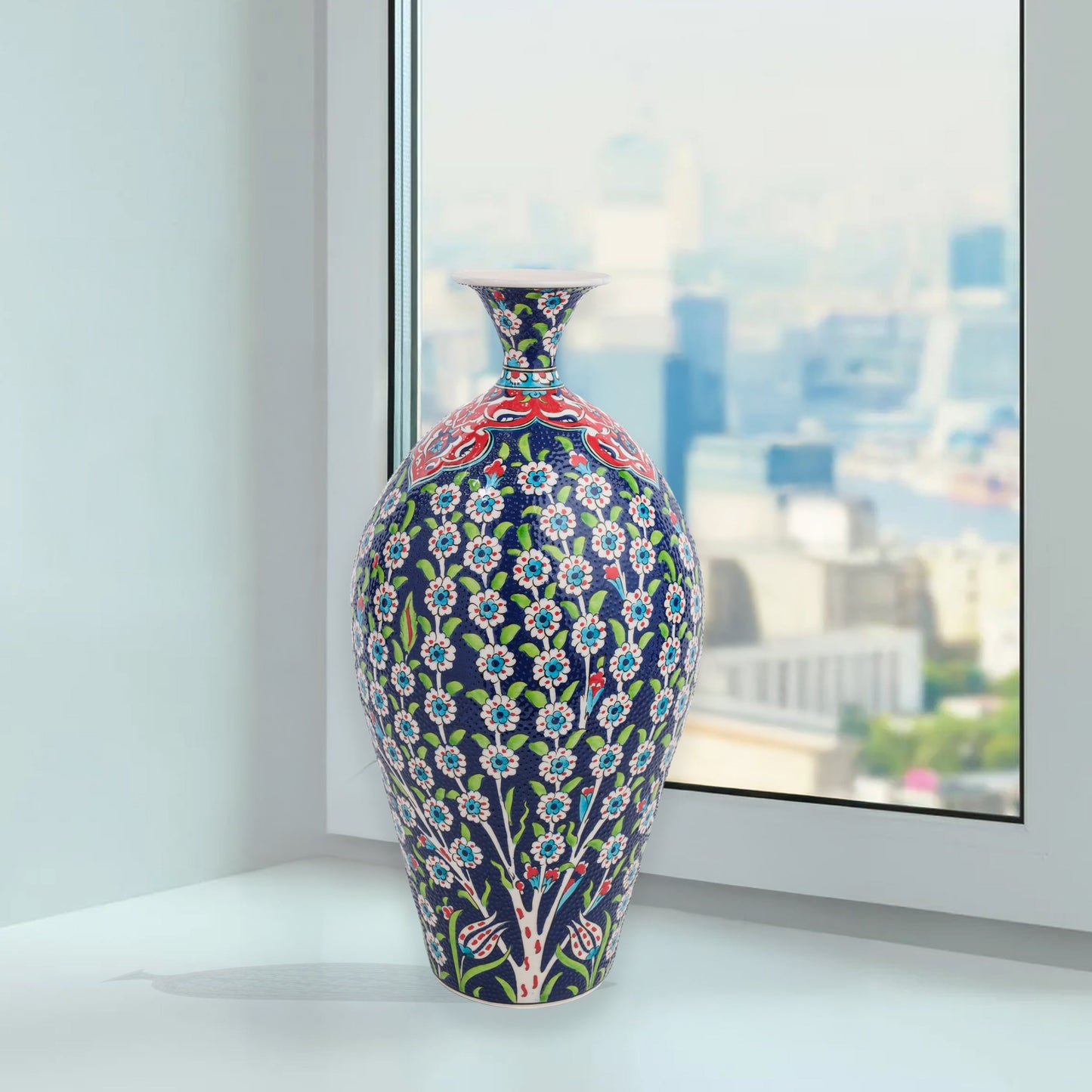 ceramic bottle, decorative bottle, ceramic vase, handmade ceramic bottle