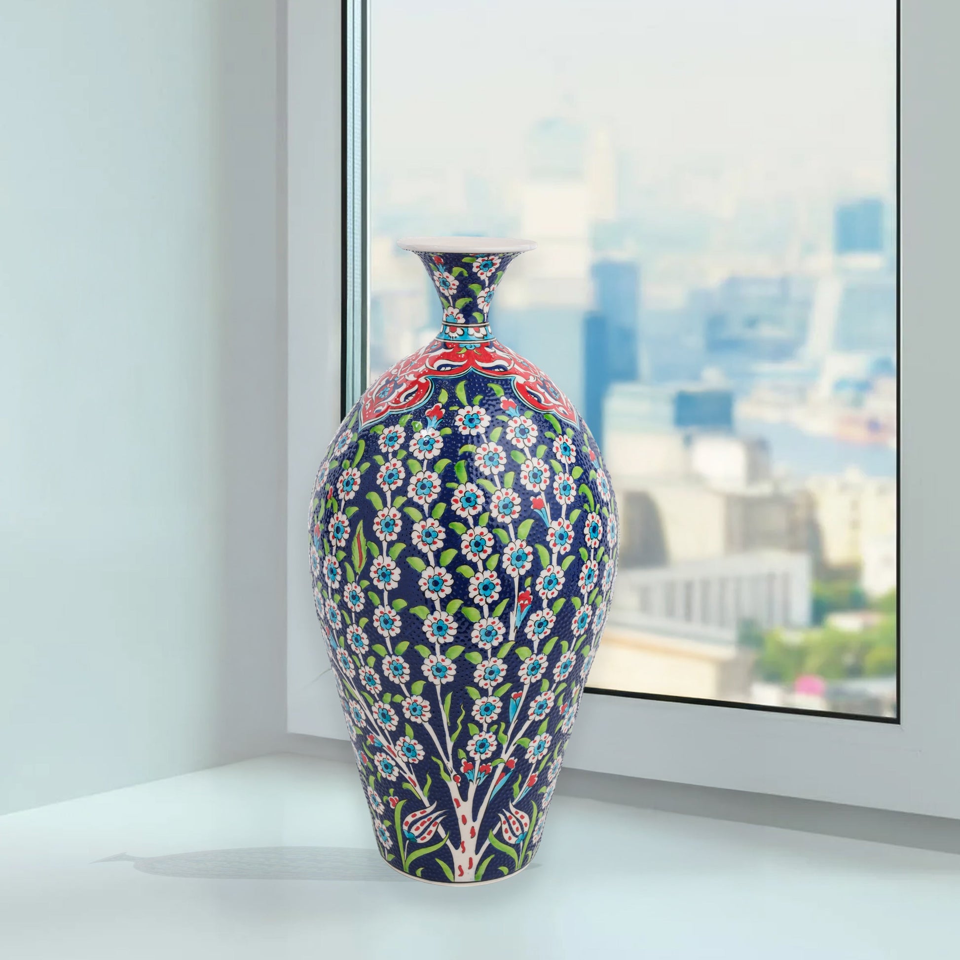 ceramic bottle, decorative bottle, ceramic vase, handmade ceramic bottle