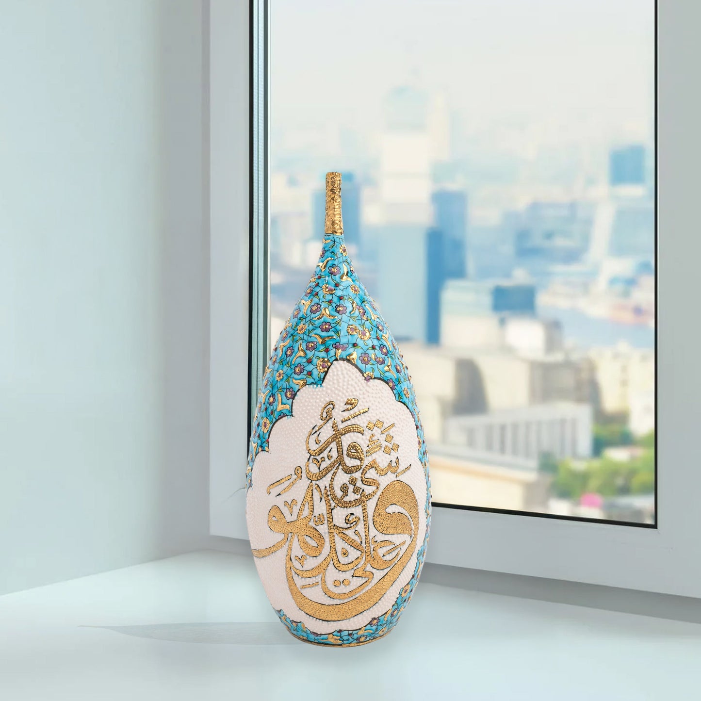 ceramic bottle, decorative bottle, ceramic vase, handmade ceramic bottle