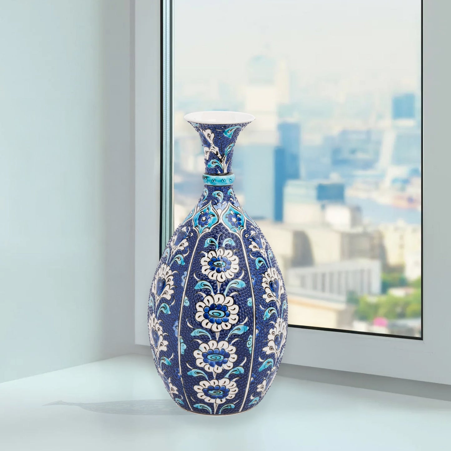 ceramic bottle, decorative bottle, ceramic vase, handmade ceramic bottle