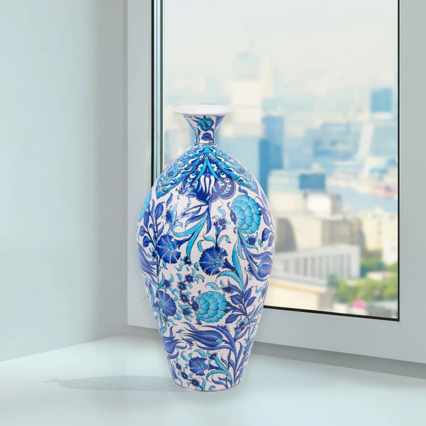 ceramic bottle, decorative bottle, ceramic vase, handmade ceramic bottle