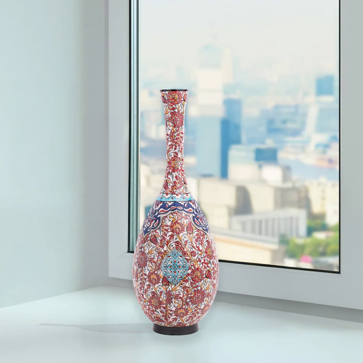 ceramic bottle, decorative bottle, ceramic vase, handmade ceramic bottle