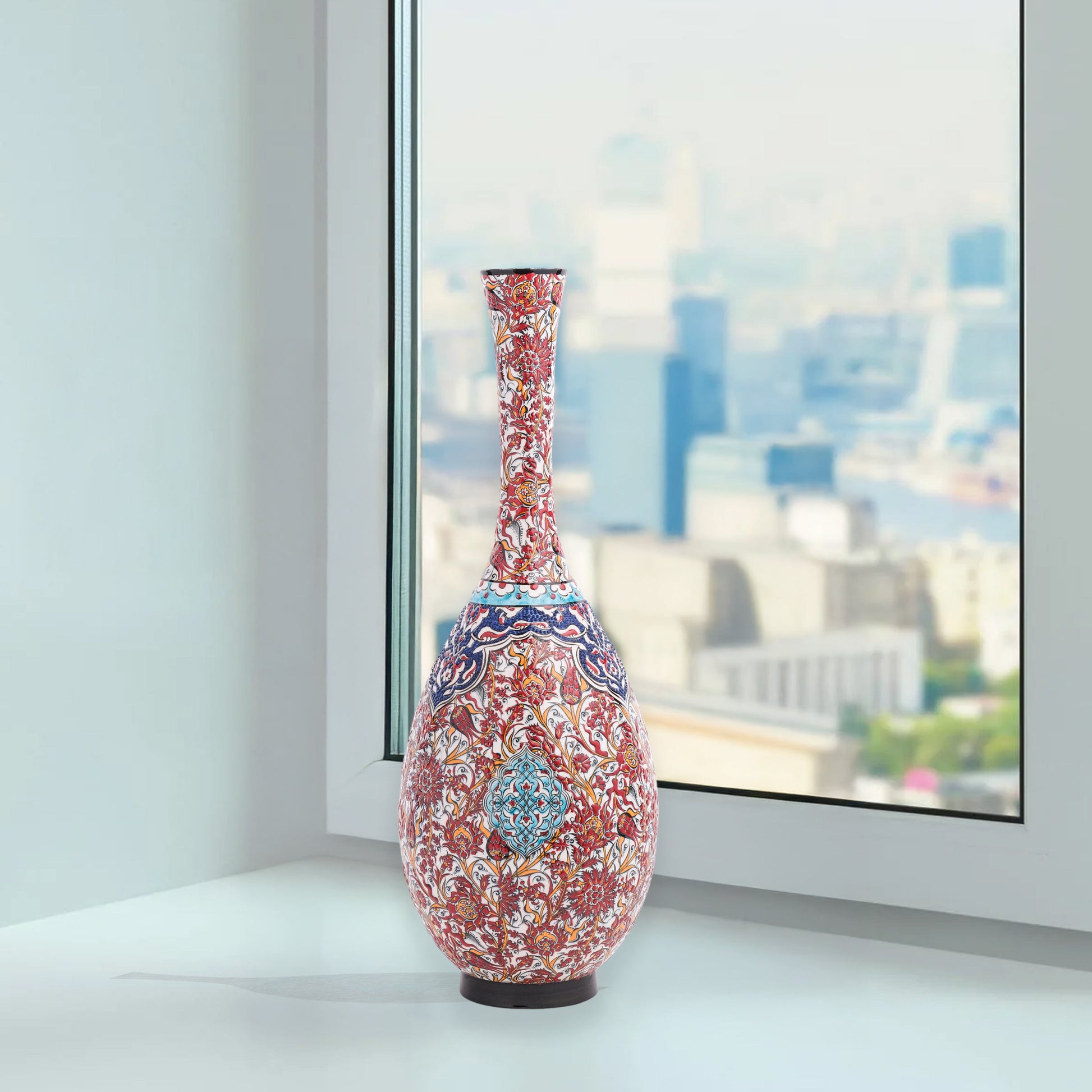 ceramic bottle, decorative bottle, ceramic vase, handmade ceramic bottle