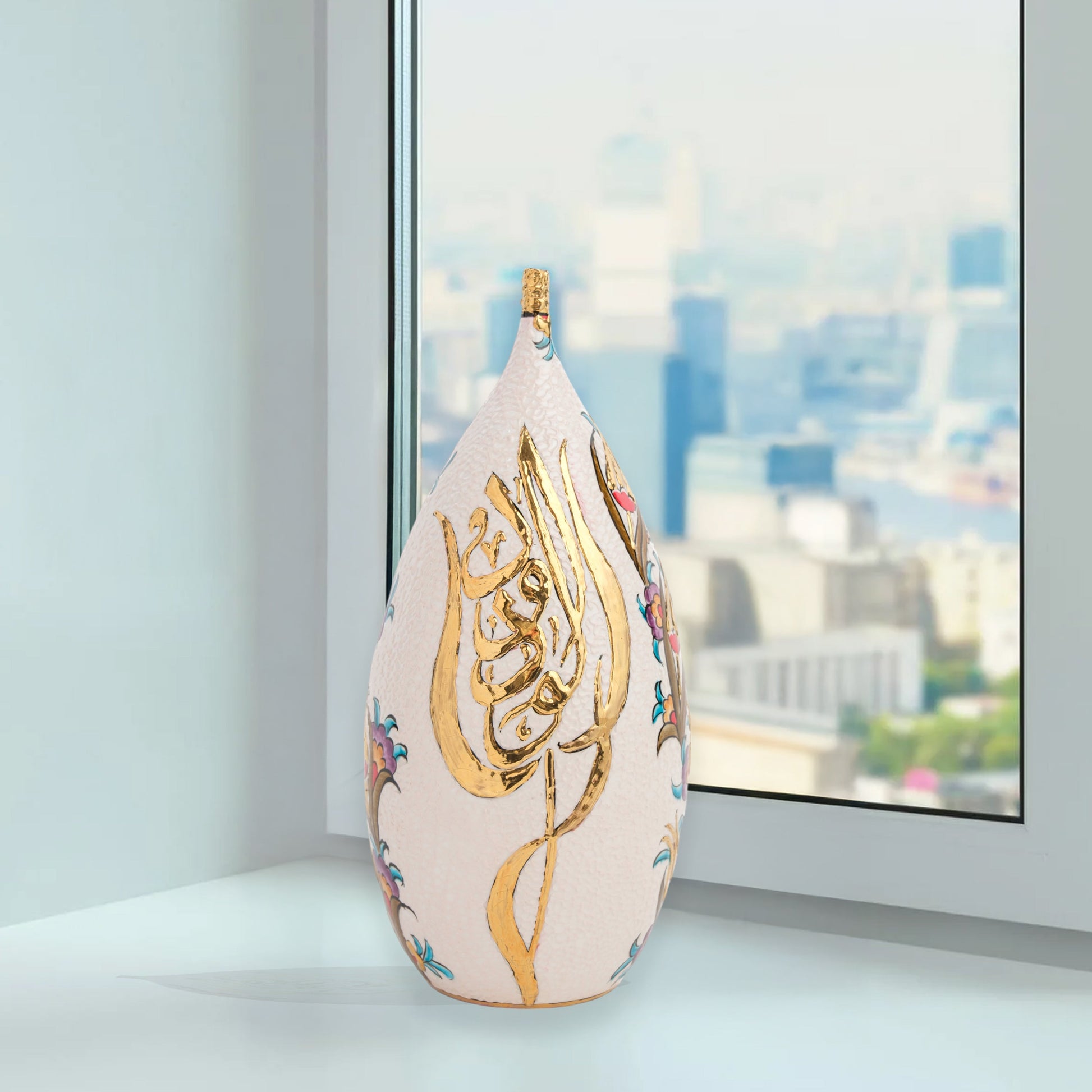 ceramic bottle, decorative bottle, ceramic vase, handmade ceramic bottle