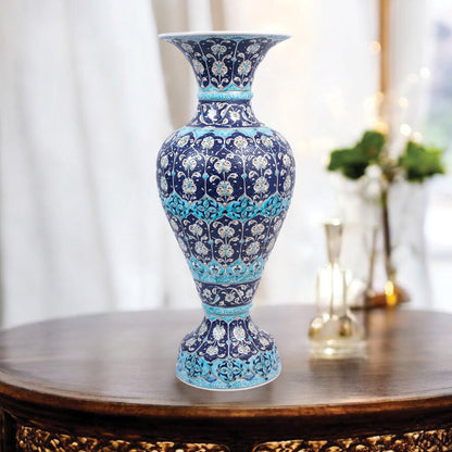 Handmade Ceramic Decorative Vase, Royal Majesty Ceramic Vase