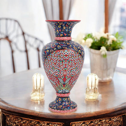 Handmade Ceramic Decorative Vase, Persian Garden Ceramic Vase