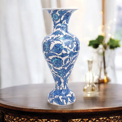 Handmade Ceramic Decorative Vase, Ocean Bloom Ceramic Vase