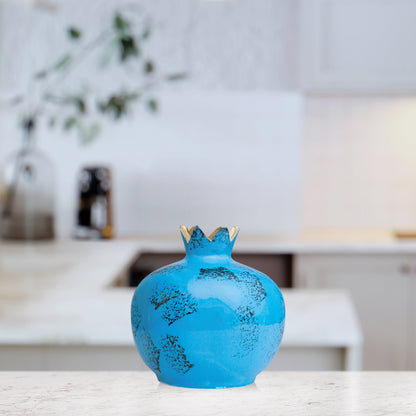 Handmade Ceramic Pomegranate Vase, Ceramic Vase Home Decor