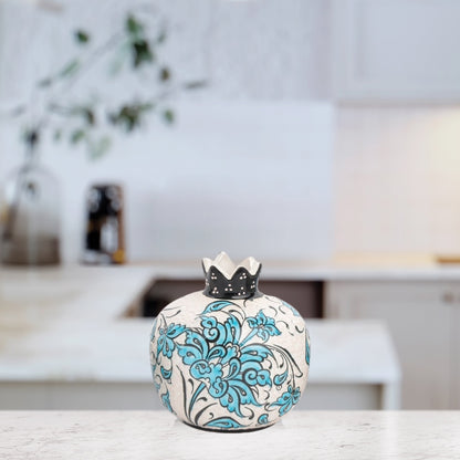 Handmade Ceramic Pomegranate Vase, Ceramic Vase Home Decor