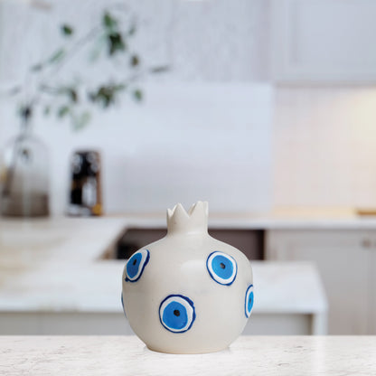 Handmade Ceramic Pomegranate Vase, Ceramic Vase Home Decor