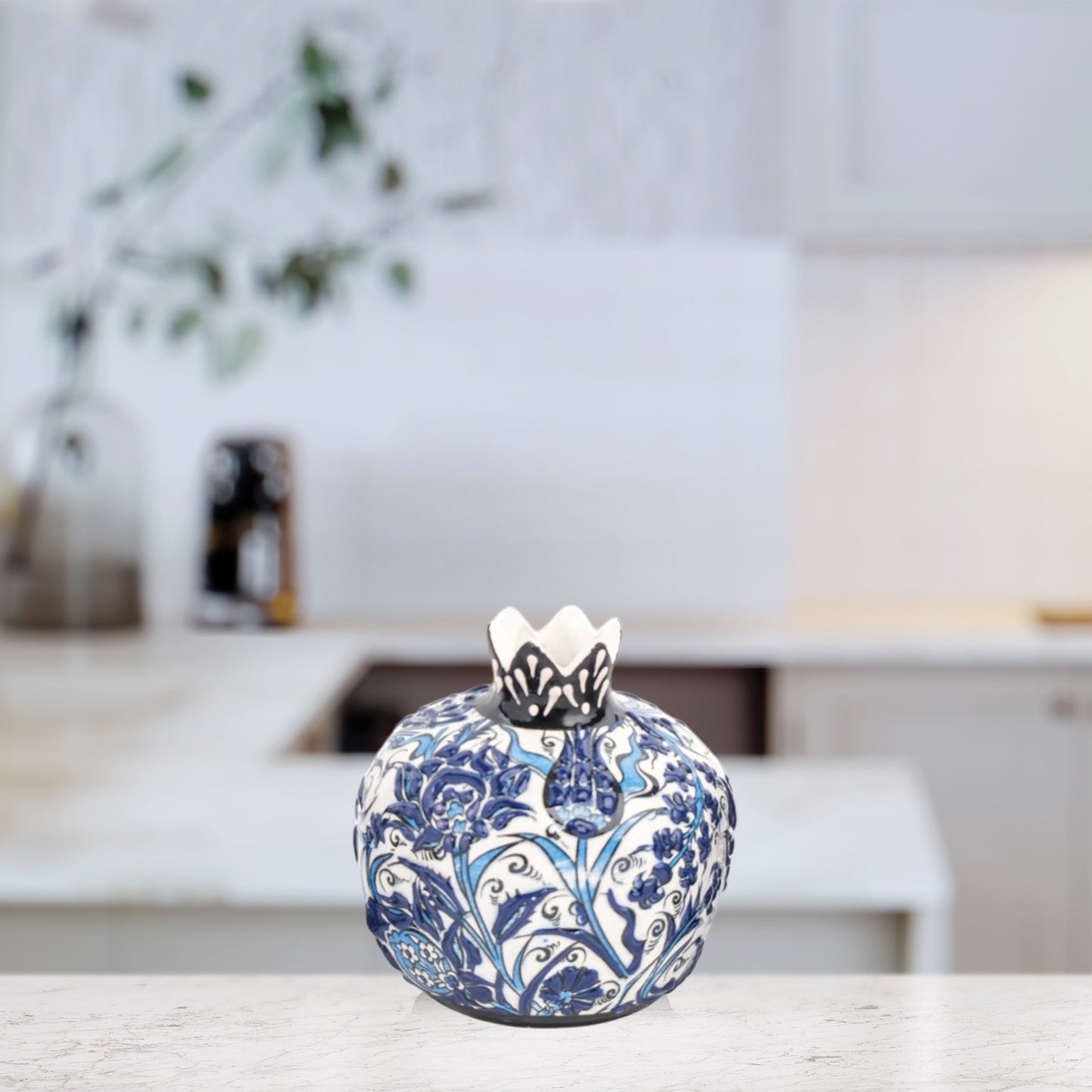 Handmade Ceramic Pomegranate Vase, Ceramic Vase Home Decor