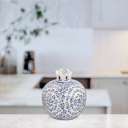 Handmade Ceramic Pomegranate Vase, Ceramic Vase Home Decor