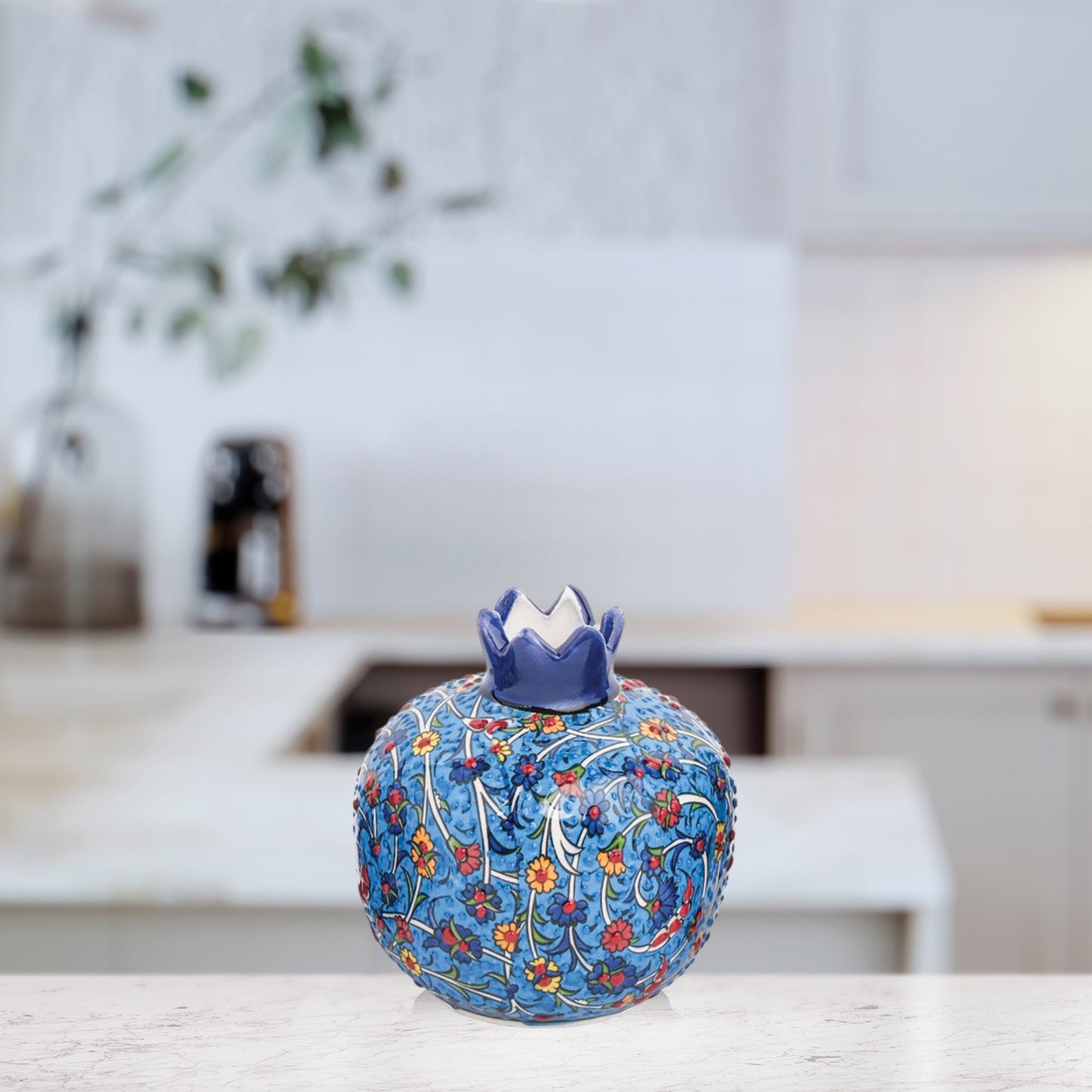 Handmade Ceramic Pomegranate Vase, Ceramic Vase Home Decor