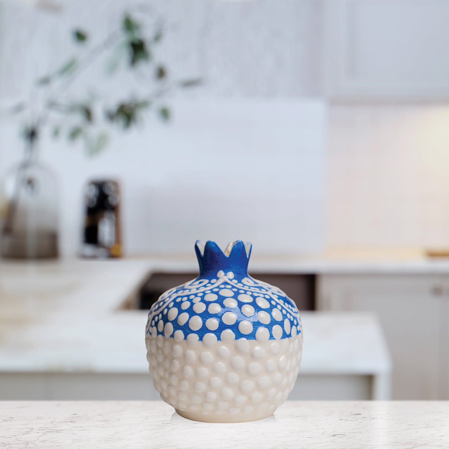 Handmade Ceramic Pomegranate Vase, Ceramic Vase Home Decor