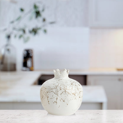 Handmade Ceramic Pomegranate Vase, Ceramic Vase Home Decor