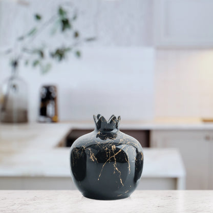 Handmade Ceramic Pomegranate Vase, Ceramic Vase Home Decor