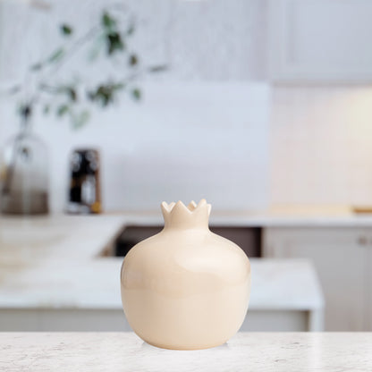 Handmade Ceramic Pomegranate Vase, Ceramic Vase Home Decor