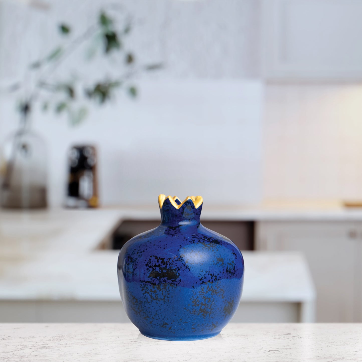 Handmade Ceramic Pomegranate Vase, Ceramic Vase Home Decor