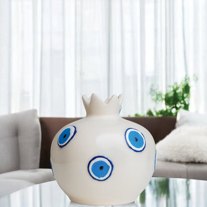 Handmade Ceramic Pomegranate Vase, Ceramic Vase Home Decor