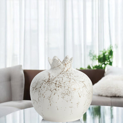 Handmade Ceramic Pomegranate Vase, Ceramic Vase Home Decor