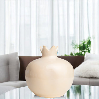 Handmade Ceramic Pomegranate Vase, Ceramic Vase Home Decor