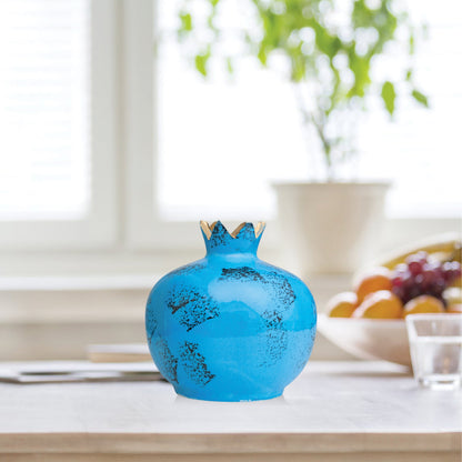 Handmade Ceramic Pomegranate Vase, Ceramic Vase Home Decor