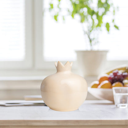 Handmade Ceramic Pomegranate Vase, Ceramic Vase Home Decor